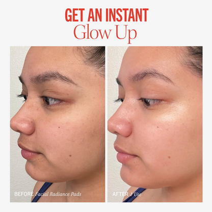 Facial Radiance Pads with Glycolic + Lactic Acids(60 pads)
